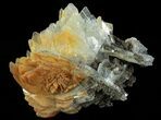 Blue, Bladed Barite Cluster - Morocco #70263-3